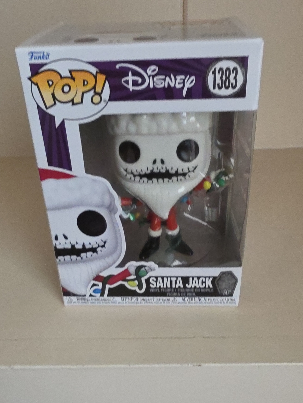 Funko Pop! Santa Jack Vinyl Figure - White, Red & Black